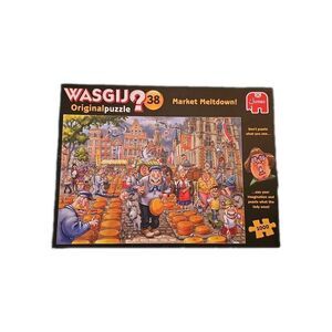 Wasgij? 38 Puzzle 1000 Piece Market Meltdown Jigsaw Puzzle Fun Fall Harvest Fair